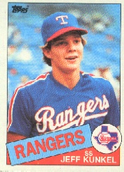1985 Topps Baseball Cards      288     Jeff Kunkel